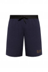 emporio armani Vend denim skirt Sports shorts with logo